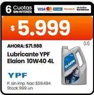 Changomas Lubricante elaion 10w40 4l oferta