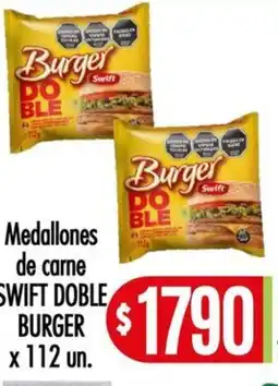 Supermercados Caracol Swift medallones de carne doble burger oferta