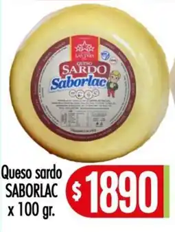 Supermercados Caracol Saborlac queso sardo oferta