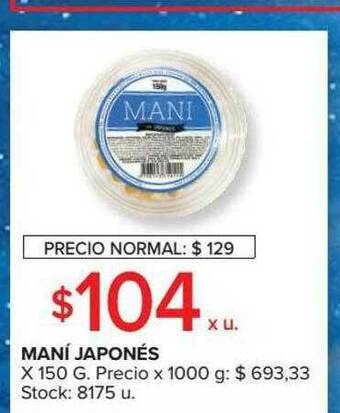 Carrefour Market Maní Japonés oferta