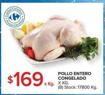 Carrefour Market Pollo Entero Congelado oferta