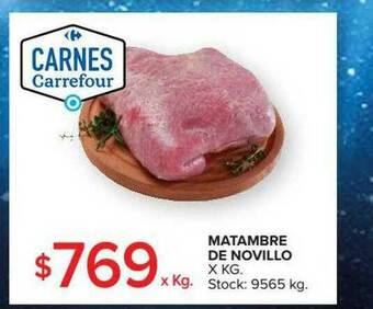 Carrefour Market Matambre De Novillo oferta