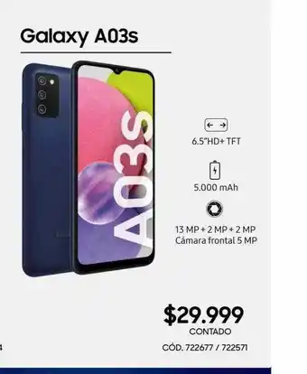Coppel Galaxy A03s oferta