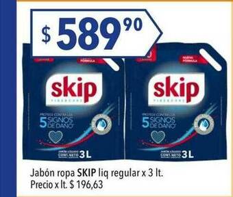 Hergo Jabón Ropa Skip Liq Regular oferta