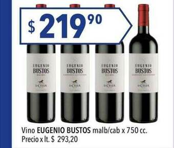 Hergo Vino Eugenio Bustos Malb Cab oferta
