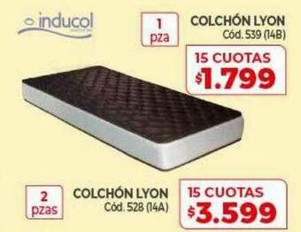 Naldo Lombardi Inducol Colchón Lyon oferta
