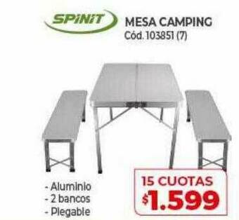 Naldo Lombardi Spinit Mesa Camping oferta