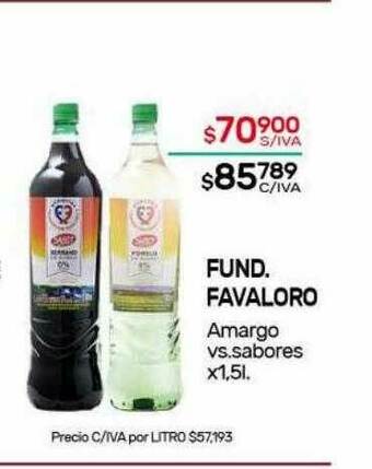 Nini Mayorista Fund Favaloro Amargo oferta