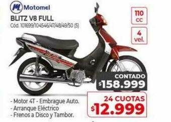 Naldo Lombardi Motomel Blitz V8 Full oferta
