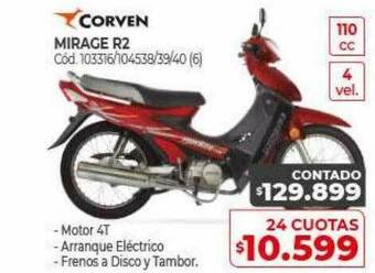 Naldo Lombardi Corven Mirage R2 oferta