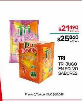 Nini Mayorista Tri Jugo En Polvo oferta