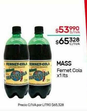 Nini Mayorista Mass Fernet Cola oferta