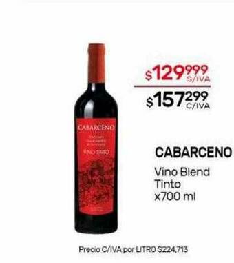 Nini Mayorista Cabarceno Vino Blend Tinto oferta