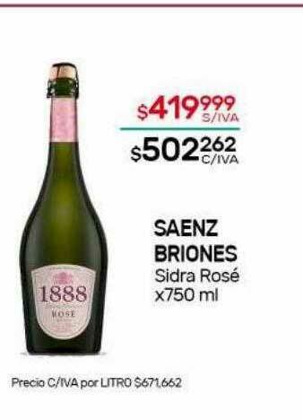 Nini Mayorista Saenz Briones Sidra Rosé oferta