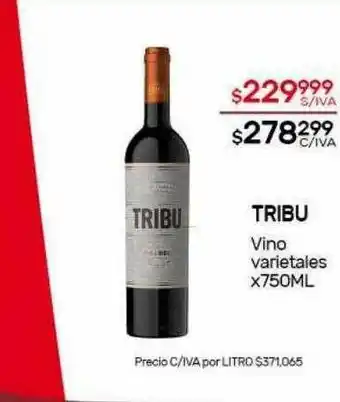 Nini Mayorista Tribu Vino Varietales oferta