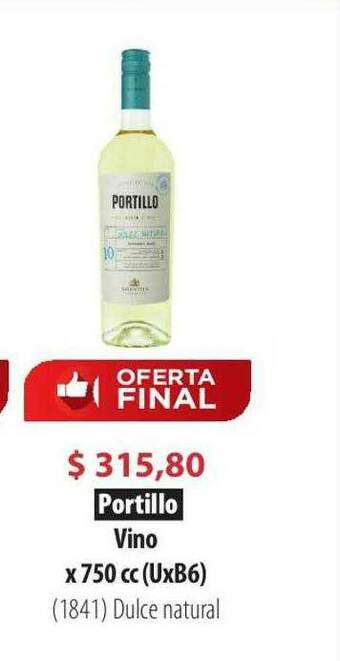 Parodi Portillo Vino oferta