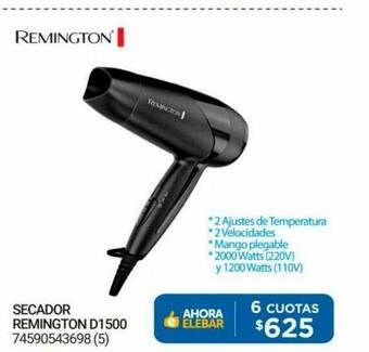 Punto Blu Secador Remington D1500 oferta