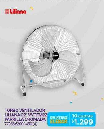 Punto Blu Turbo Ventilador Liliana 22 oferta