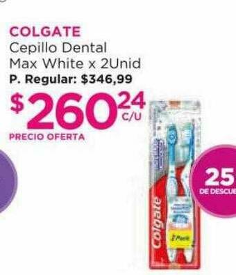 Punto de Salud Colgate Cepillo Dental Max White oferta