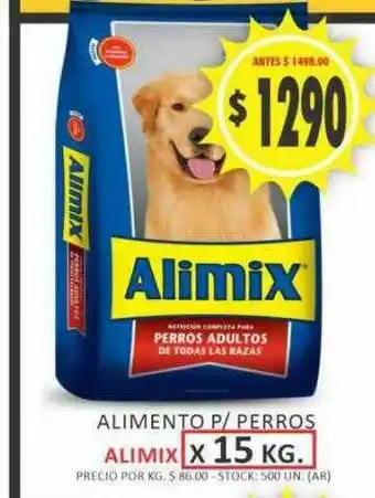 Supermercados Becerra Alimento Perros Alimix oferta