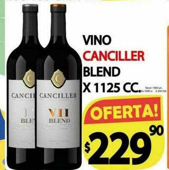 Supermercados Mariano Max Vino Canciller Blend oferta