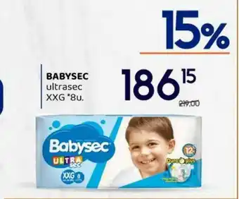 Supermercados Monarca Babysec Ultrasec Xxg oferta