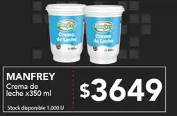 Nini Mayorista Manfrey crema de leche oferta