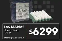 Nini Mayorista Las marias huevo blanco oferta