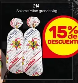 Nini Mayorista 214 Salame Milan grande oferta