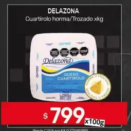 Nini Mayorista Delazona cuartirolo horma/trozado oferta