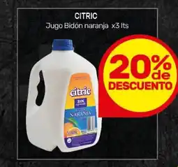 Nini Mayorista Citric jugo bidón naranja oferta