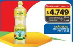 Carrefour Maxi Cañuelas - aceite girasol pet x 1.5 lt oferta