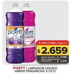 Carrefour Maxi Poett - limpiador liquido oferta