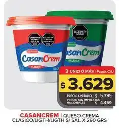 Carrefour Maxi Casancrem - queso crema clasico oferta
