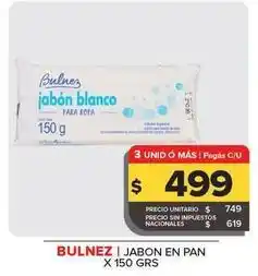 Carrefour Maxi Bulnez - jabon en pan oferta