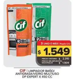 Carrefour Maxi Cif - limpiador bano oferta