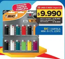 Carrefour Maxi Bic - cartela mini j5 ctl oferta