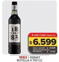 Carrefour Maxi 1882 - fernet oferta