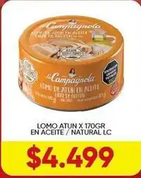 Supermercados Tadicor La campagnola - lomo atun oferta
