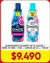 Supermercados Tadicor Downy - suavizante downy sp 1l suave / bris. d ver. / int. / lirios do c. / trop oferta