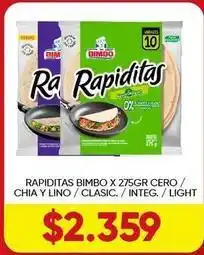 Supermercados Tadicor Bimbo - rapiditas oferta