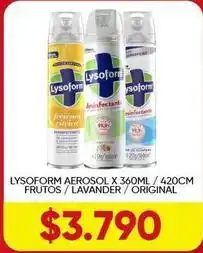 Supermercados Tadicor Lysoform - aerosol oferta