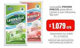 Cooperativa Obrera Primer - lavavajilla concentrado oferta
