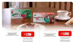 Cooperativa Obrera Infusión de boldo en saquitos oferta