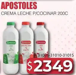 Masivos Apostoles crema leche p/cocinar oferta