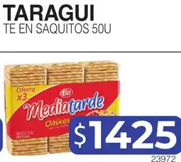 Masivos Taraqui te en saquitos 50u oferta