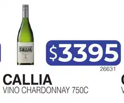 Masivos Callia vino chardonnay oferta