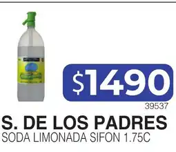 Masivos S. DE LOS PADRES soda limonada sifon oferta