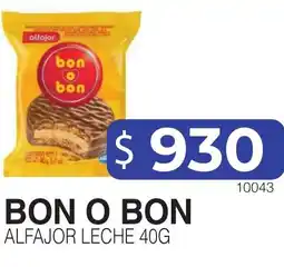 Masivos Bon o bon alfajor leche oferta