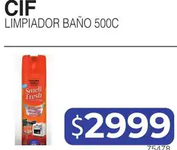 Masivos Cif limpiador baño 500c oferta